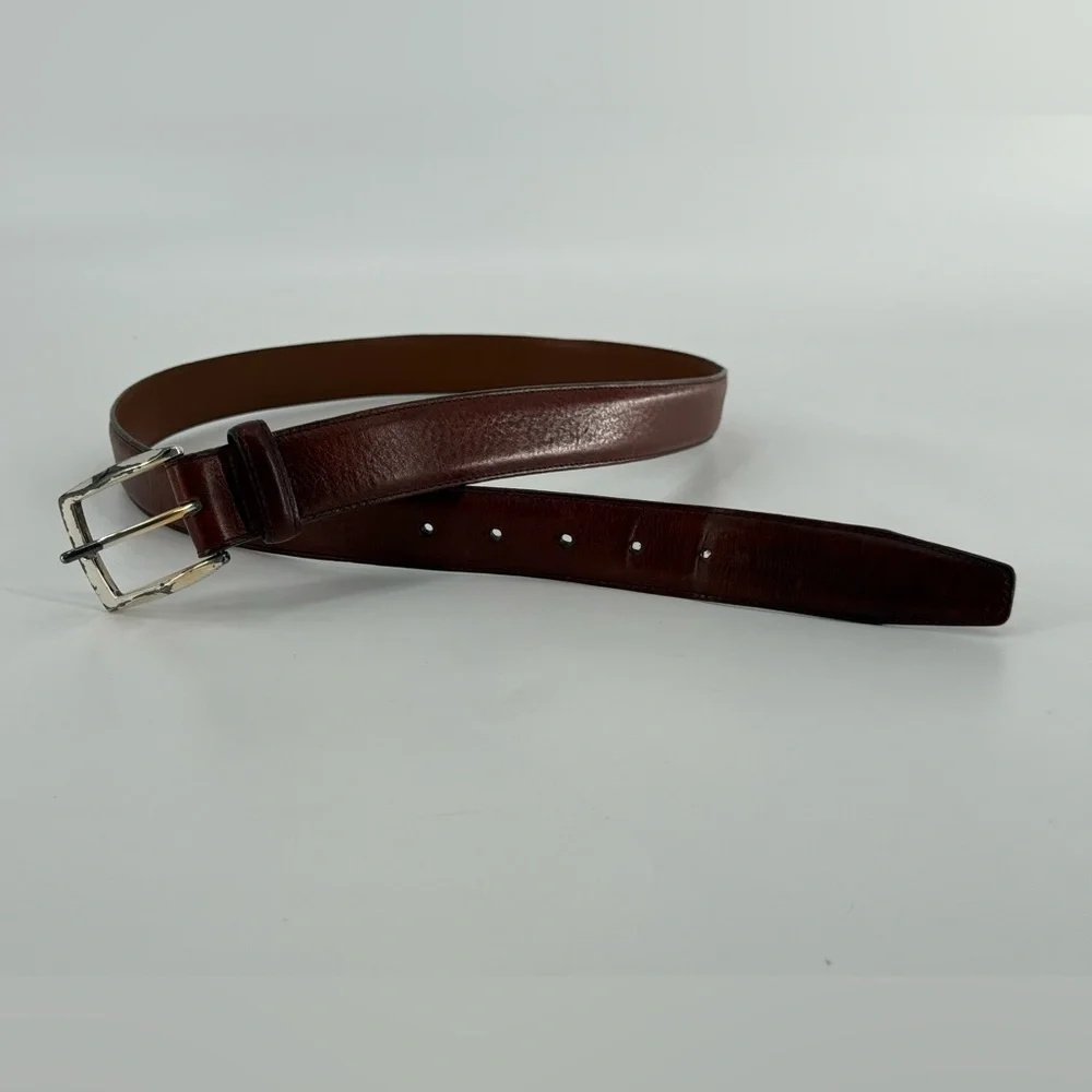 Vintage Brighton Men’s Brown Leather Belt‎ 40